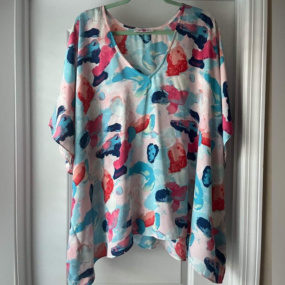 Buddy Love Multicolor Oversized Top